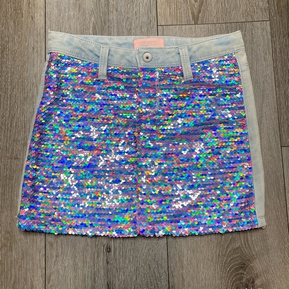 Squeeze Girl Denim Skirt Size 6X - Picture 2 of 16